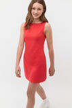 Boat Neck Tank Dress  Strawberry Red  hi-res
