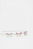 Crystal Heart Bow Headband  Classic Cream  hi-res