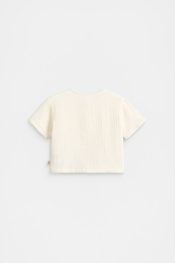 Cheesecloth Pocket Shirt  Vintage Cream  hi-res