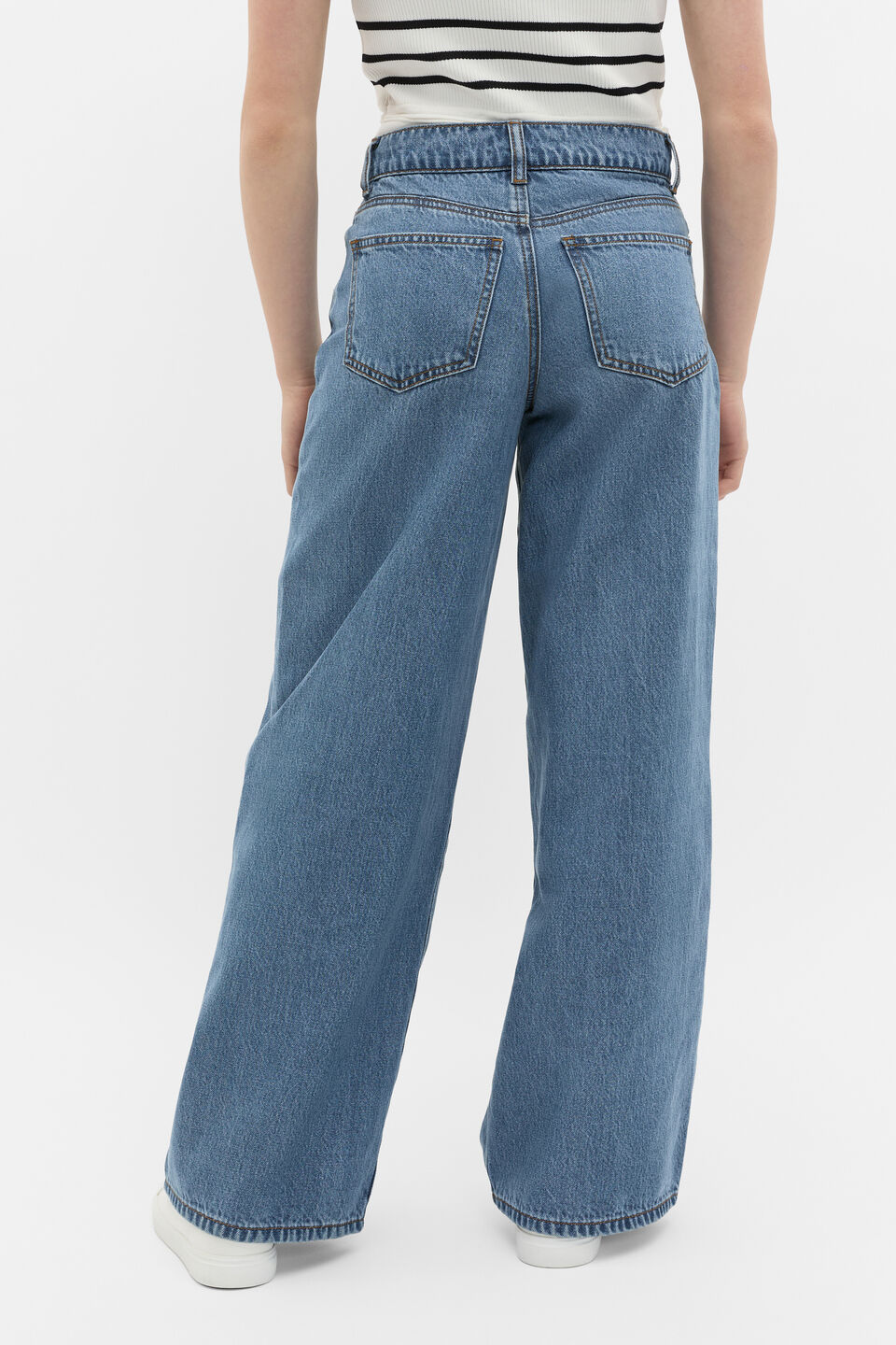 Core Straight Denim Jean  Classic Blue