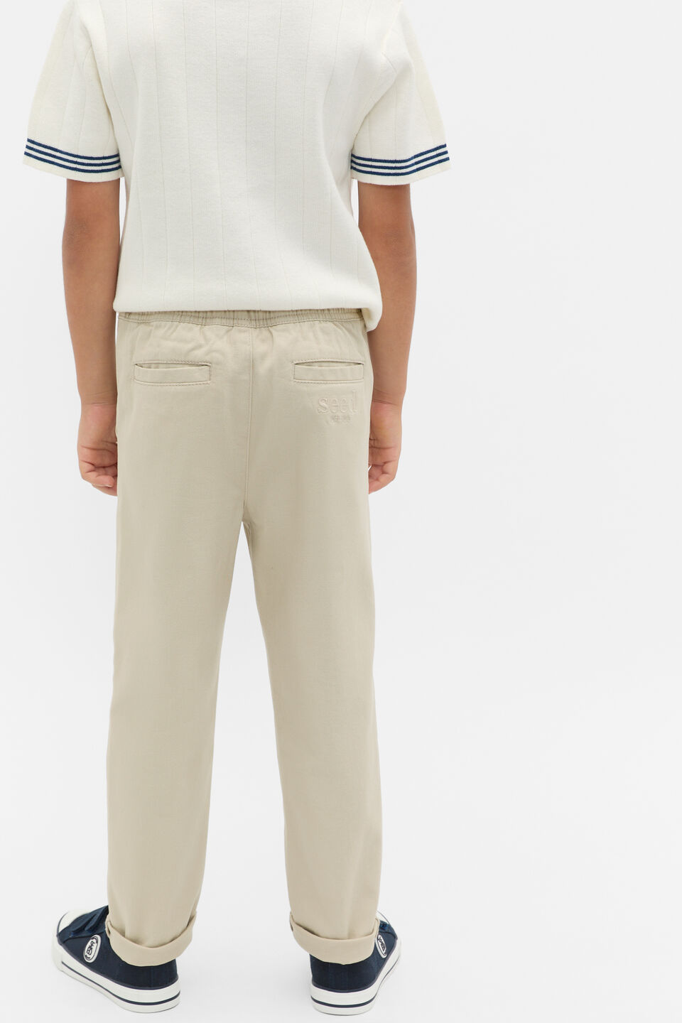 Core Logo Chino  Cool Stone