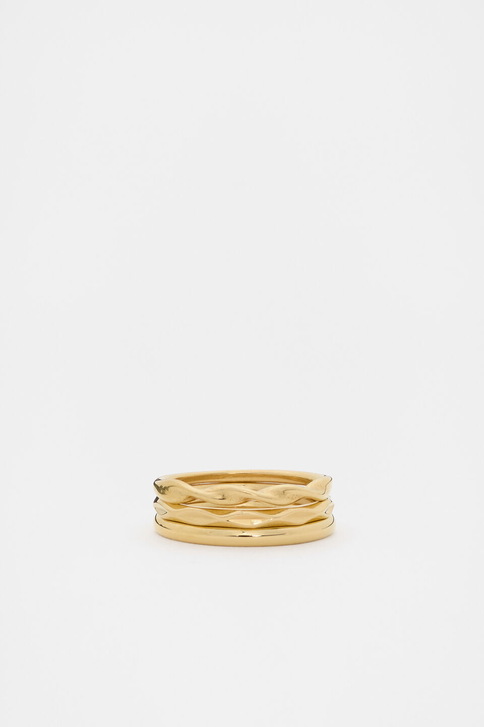 Waterproof Ring Set  Gold