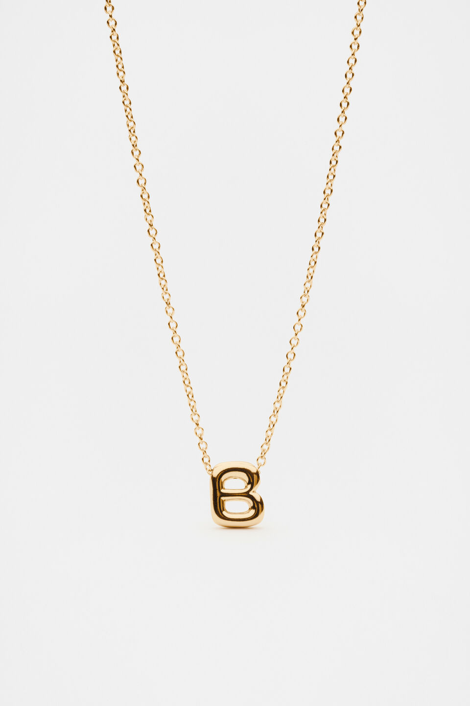 Bubble Letter Necklace  B
