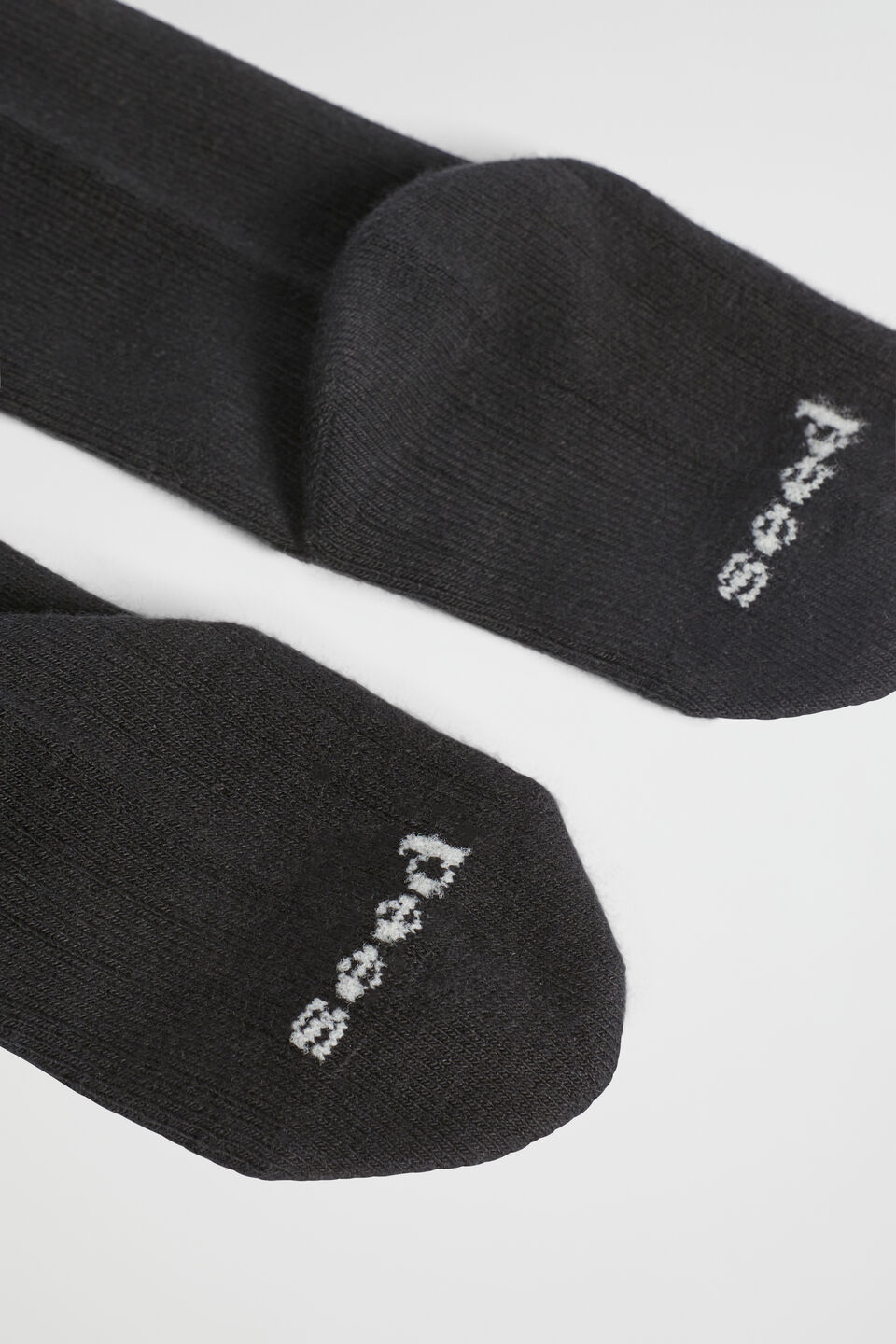 Rib Full Length Tight  Black