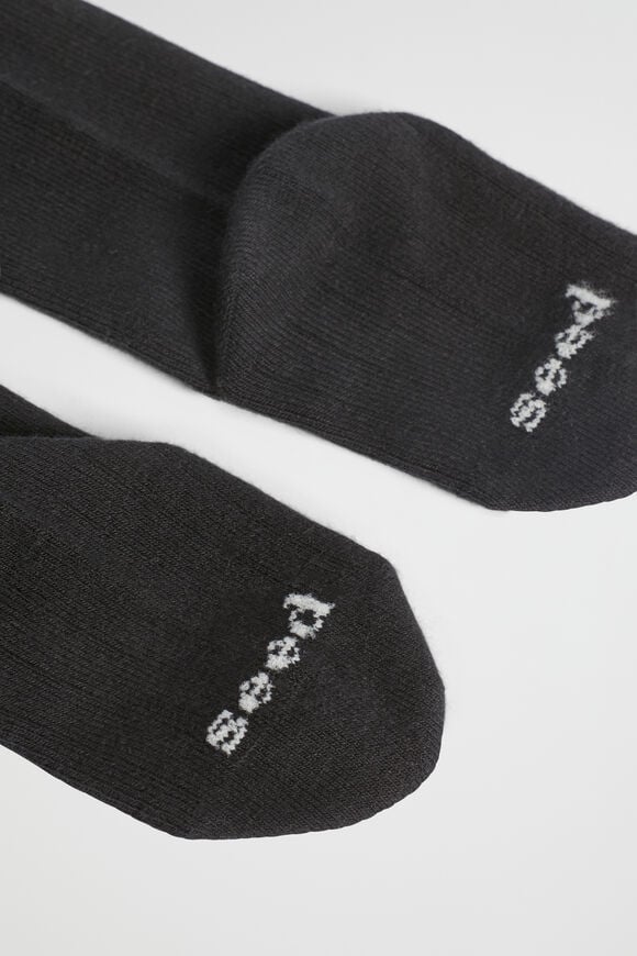 Rib Full Length Tight  Black  hi-res