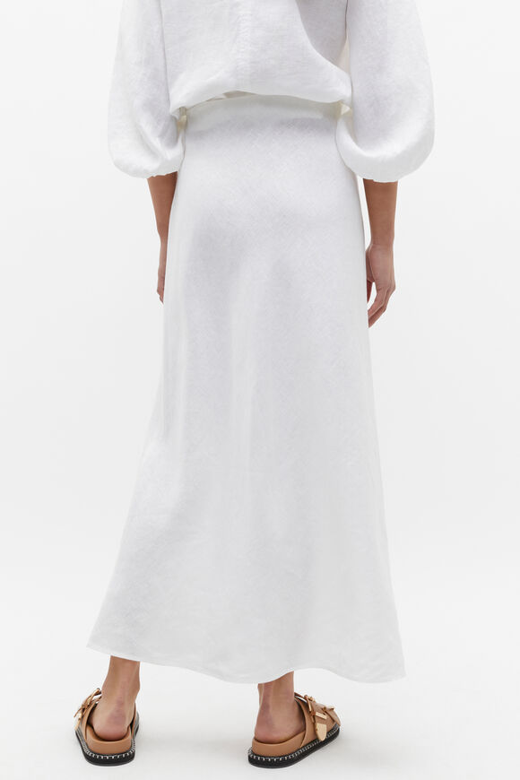 Core Linen Skirt  Whisper White  hi-res