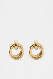 Round Links Earring  Gold  hi-res
