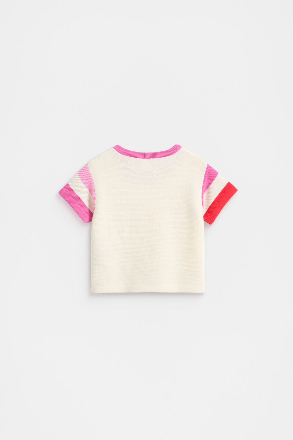 Logo Knit Tee  Vintage Cream