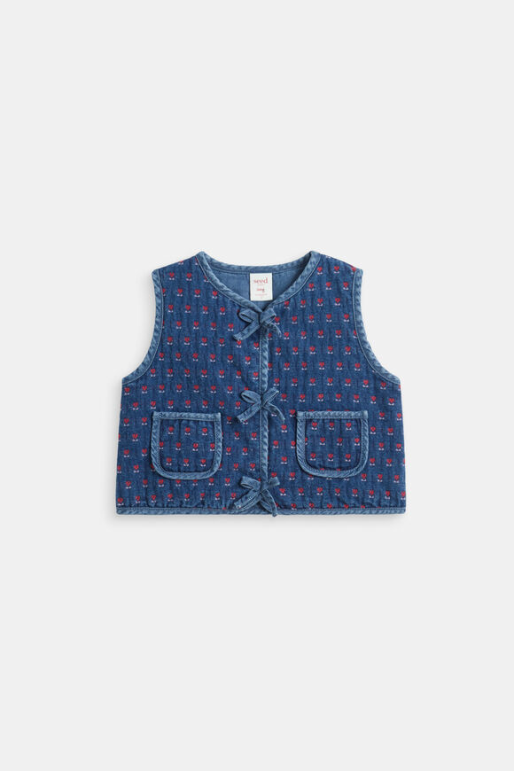 Tulip Denim Vest  Indigo  hi-res