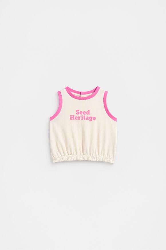 Retro Logo Tank  Vintage Cream  hi-res