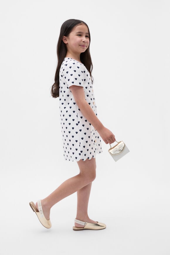 Scallop Satin Dress  Multi  hi-res