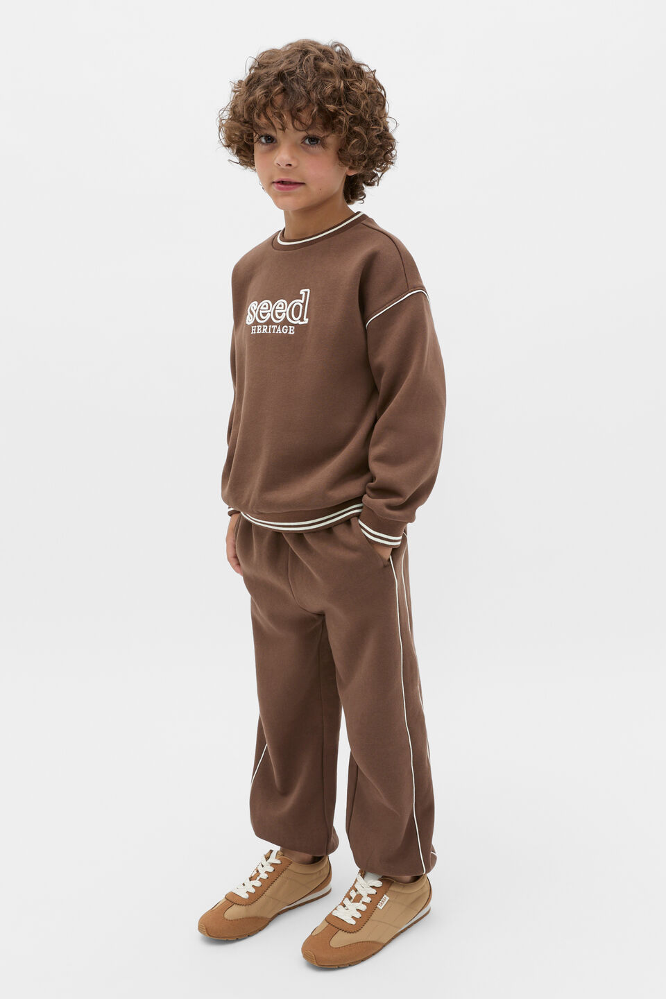 Core Logo Sweat  Cacao