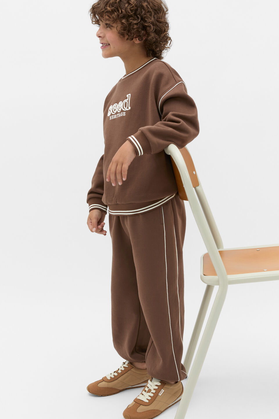 Core Logo Track Pant  Cacao