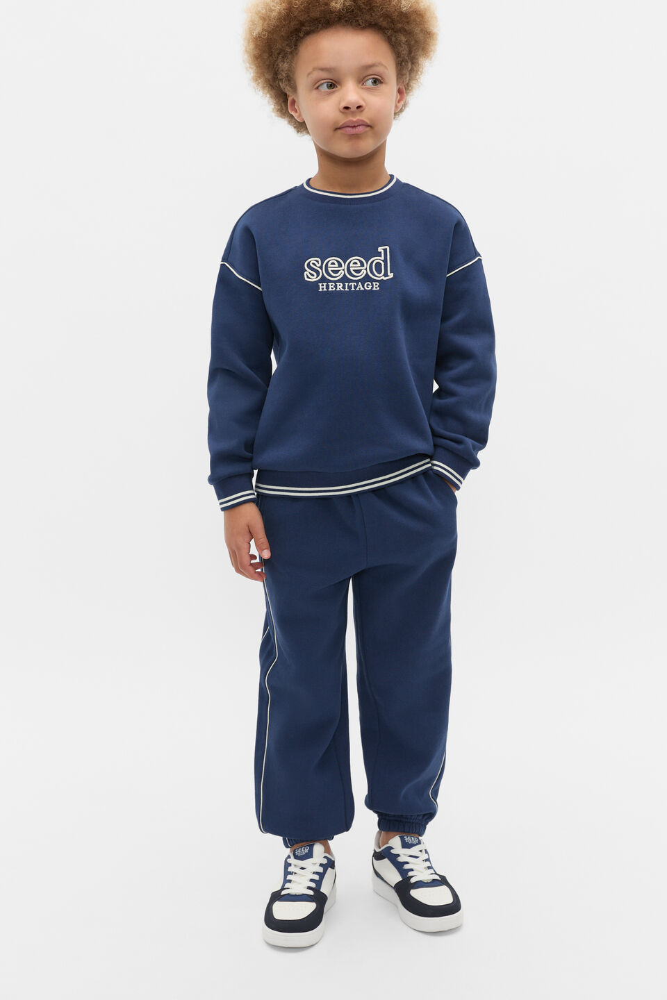 Core Logo Track Pant  French Navy