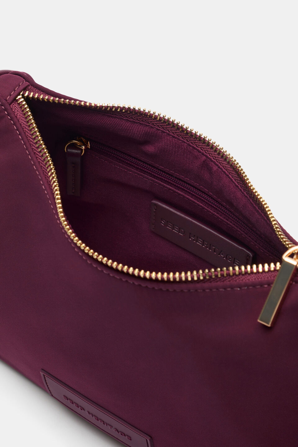 Tech Essential Crossbody Bag  Plum Red