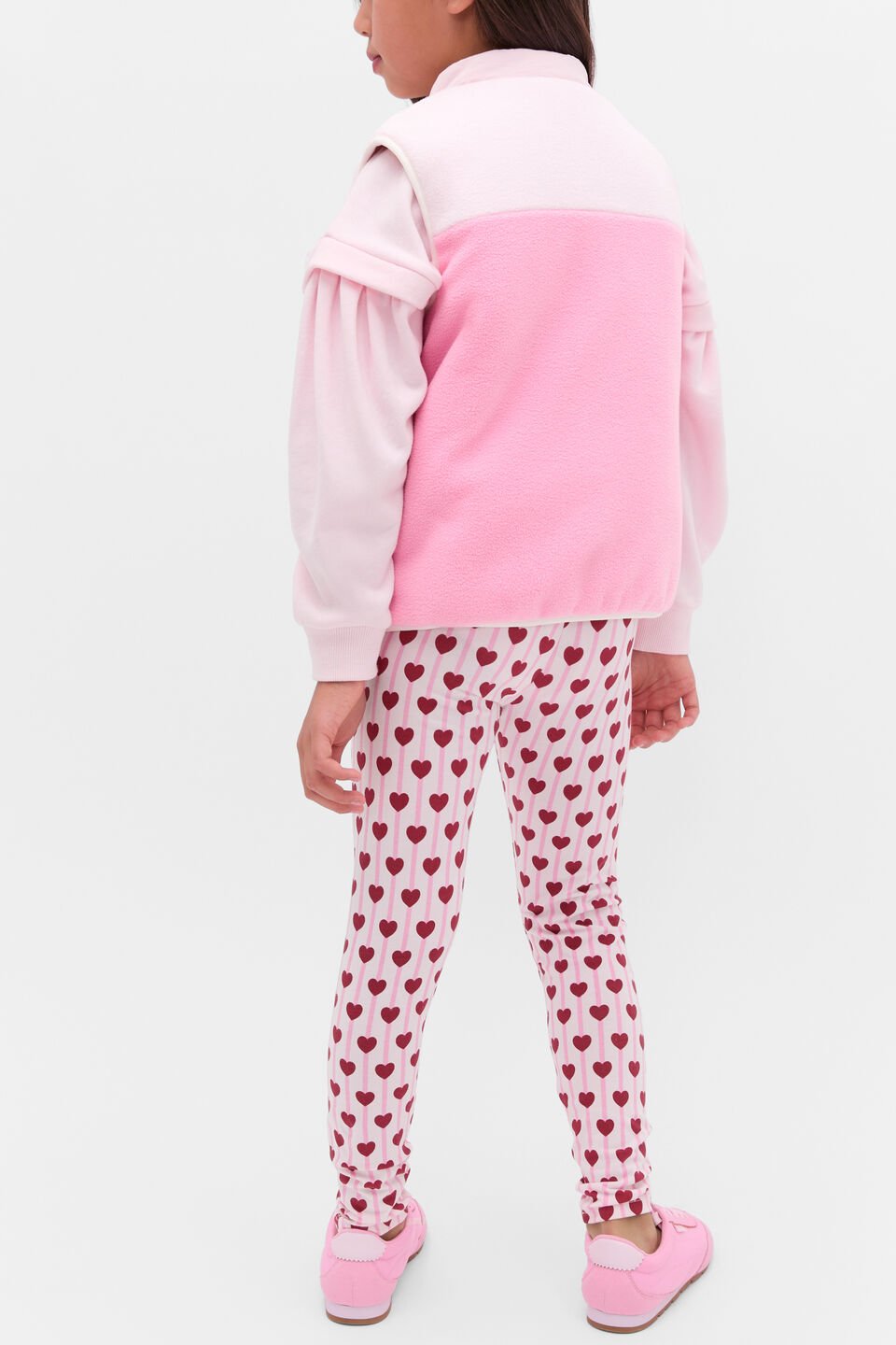 Polar Fleece Reversible Vest  Multi