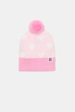 Heart Beanie  Pink Lemonade  hi-res