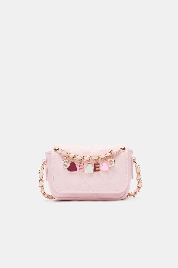 Quilted Charm Bag  Pink Lemonade  hi-res