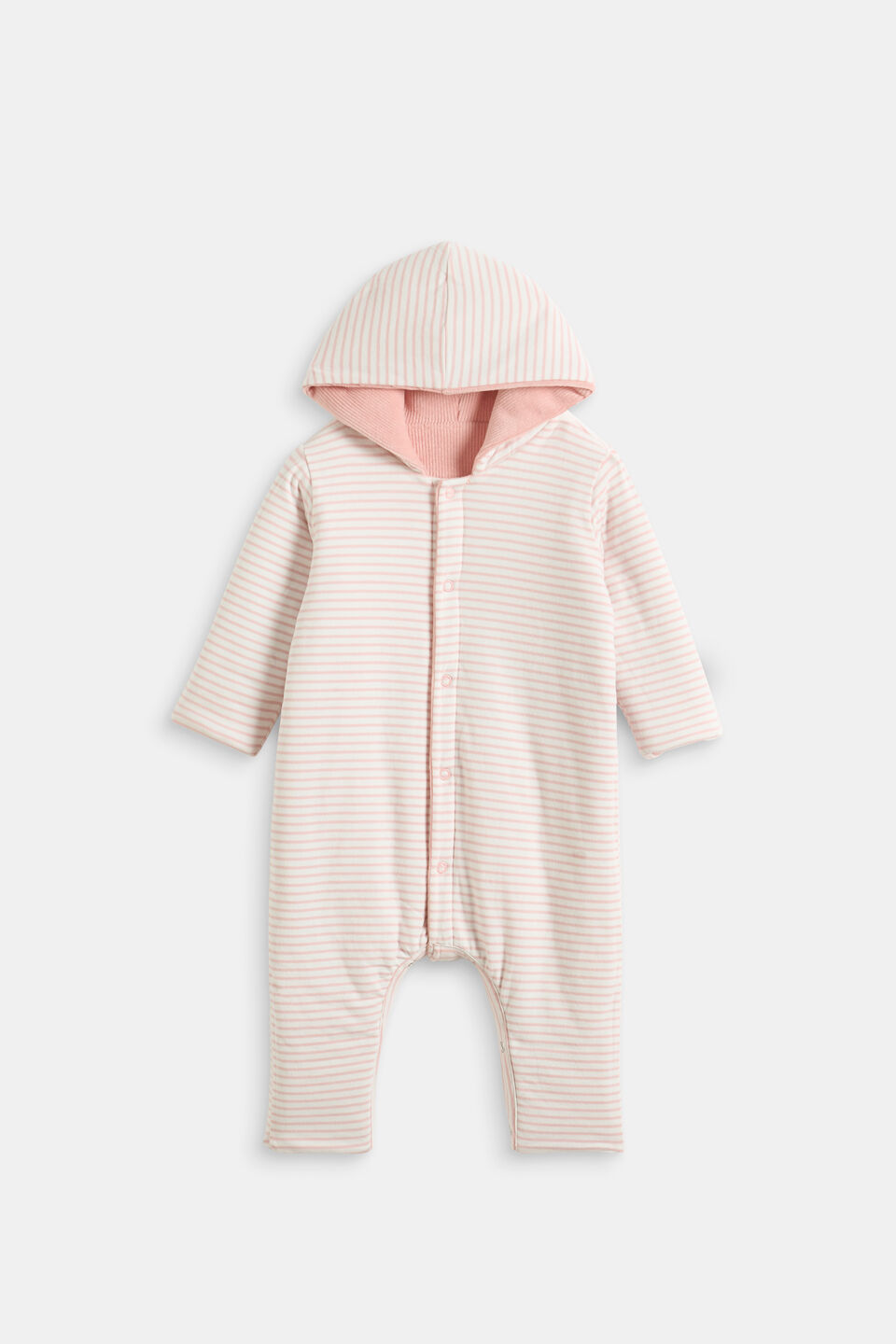 Logo Corduroy Coverall  Blush Pink