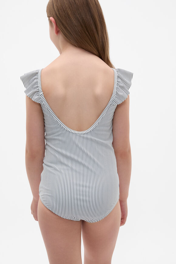 Stripe Bather  New Navy  hi-res