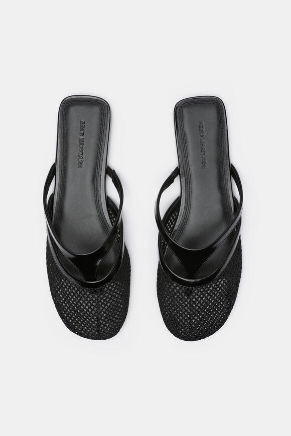 Anya Mesh Mule  Black  hi-res