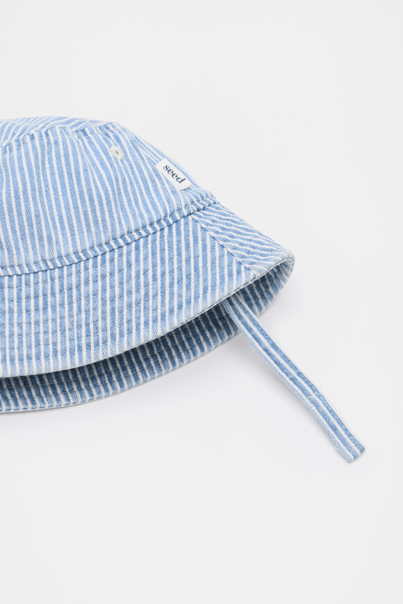 Blue Mini Initial Bucket Hat  R  hi-res