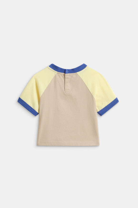 Bunny Colourblock Tee  Milk Tea  hi-res