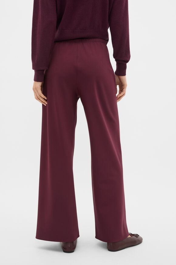 Easy Wide Leg Pant  Plum Red  hi-res
