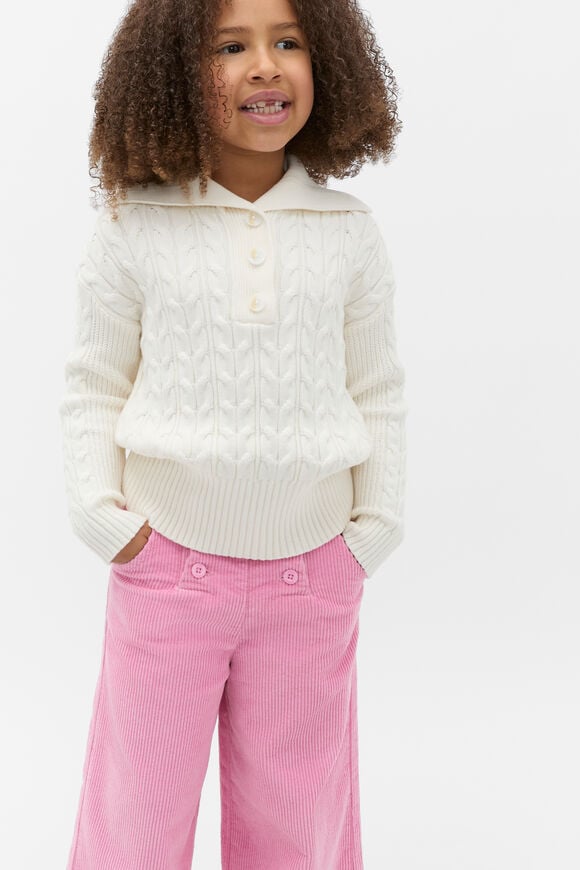 Cable Knit Sweater  Classic Cream  hi-res