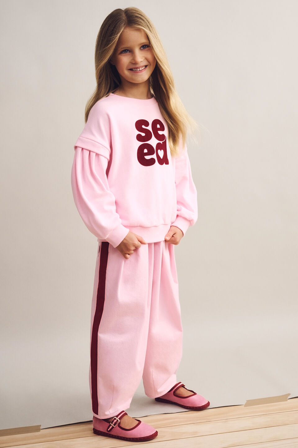 Balloon Leg Pant  Pink Lemonade