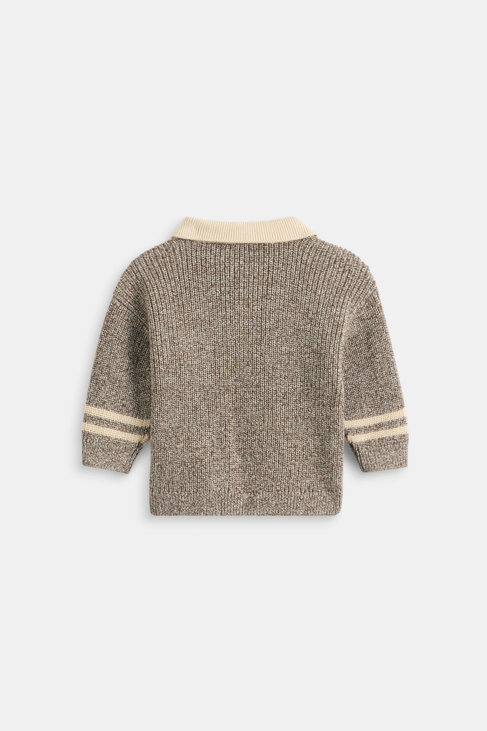 Sporty Knit Sweater  Cacao