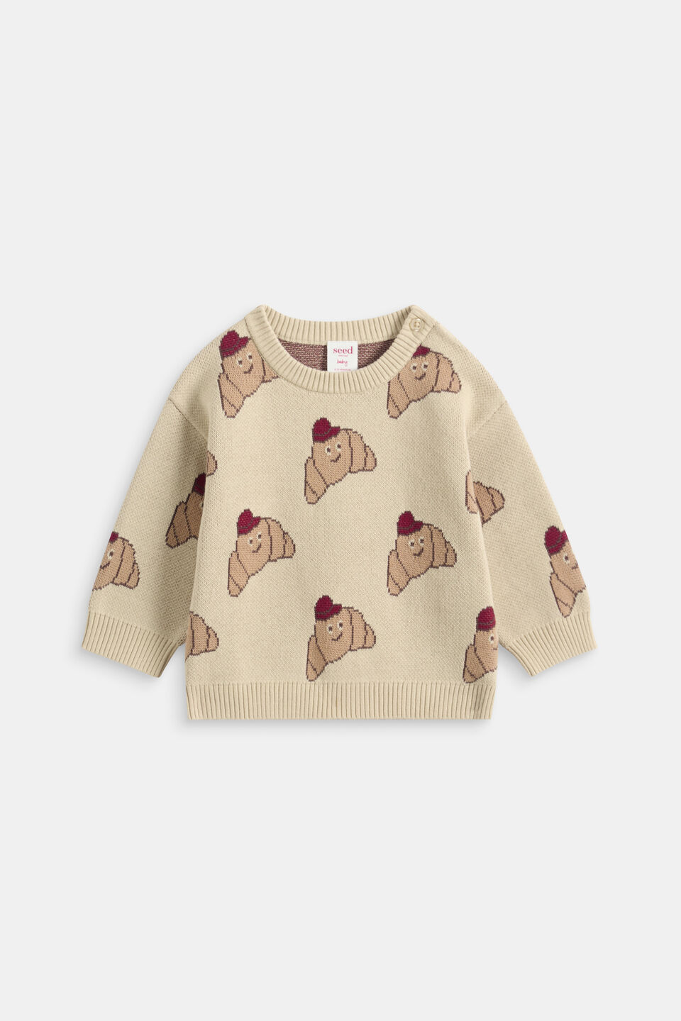 Croissant Jacquard Knit  Multi