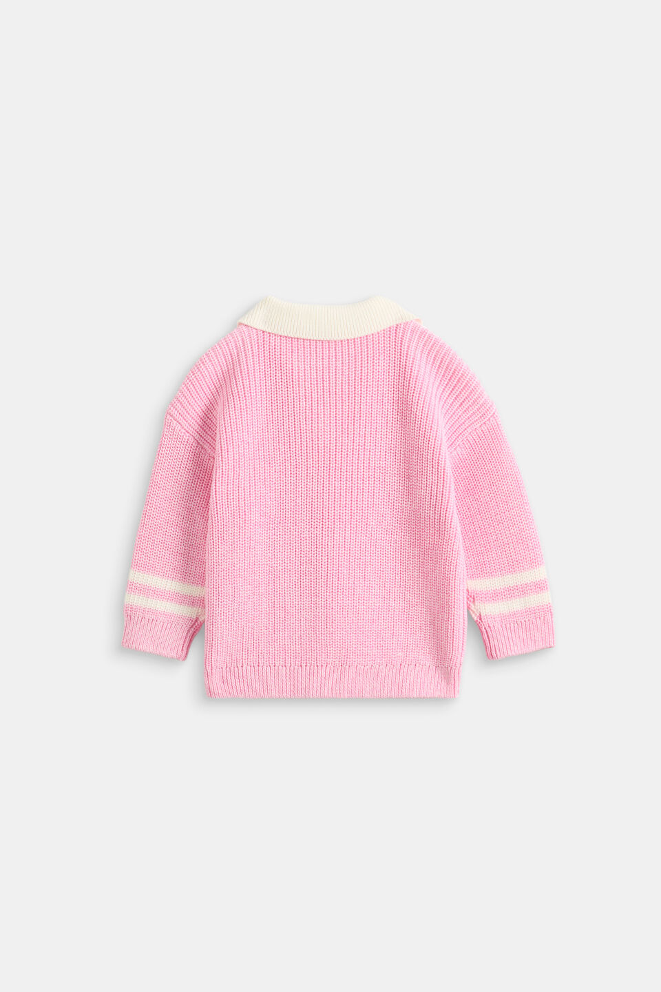 Sporty Knit Sweater  Classic Cream