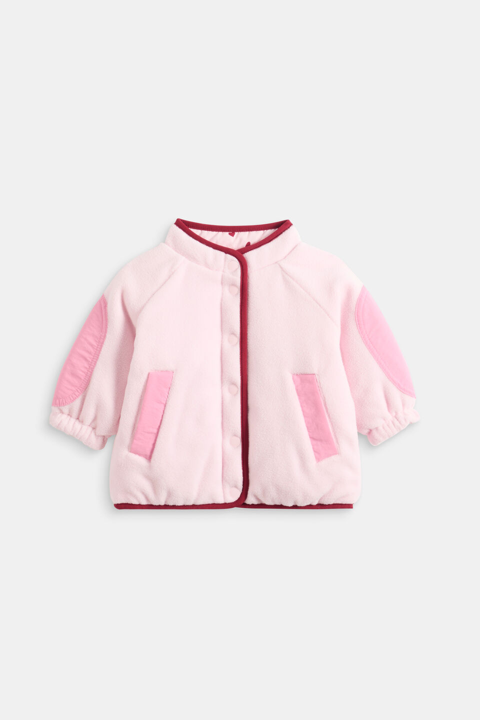 Polar Fleece Reversible Jacket  Pink Lemonade