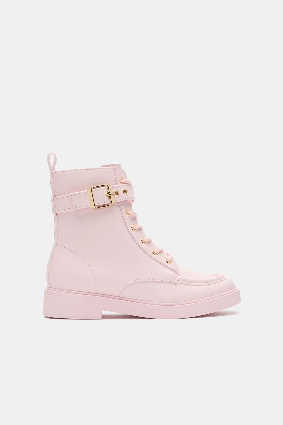 Lace Up Ankle Boot  Pink Lemonade
