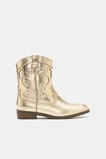 Cutwork Cowboy Boot  Gold  hi-res
