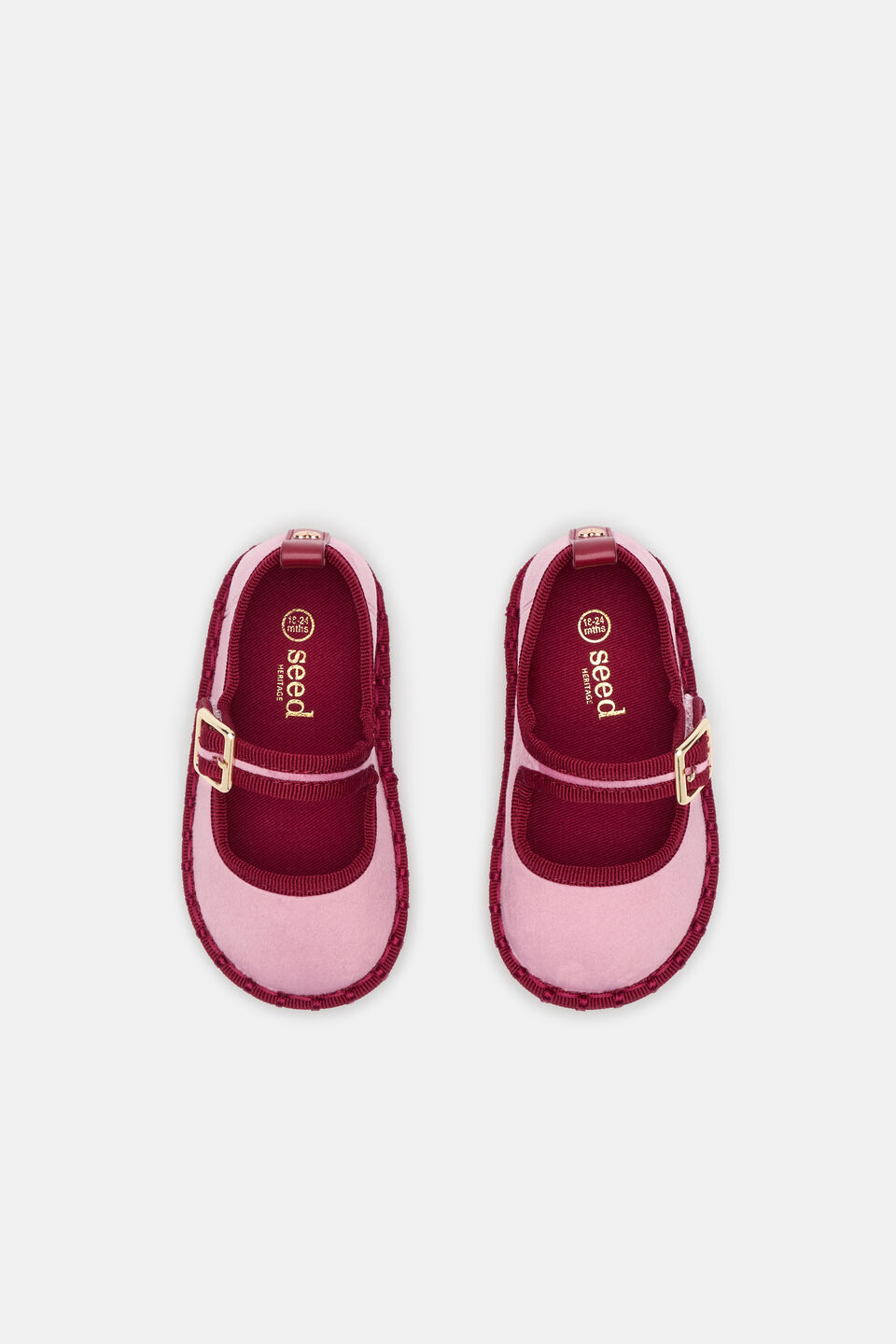 Mini Velvet Mary Jane  Candy Pink Multi