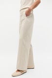 Elasticated Wide Leg Pant  Oat  hi-res