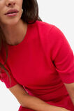 Australian Merino Crew Neck Tee  Poppy  hi-res