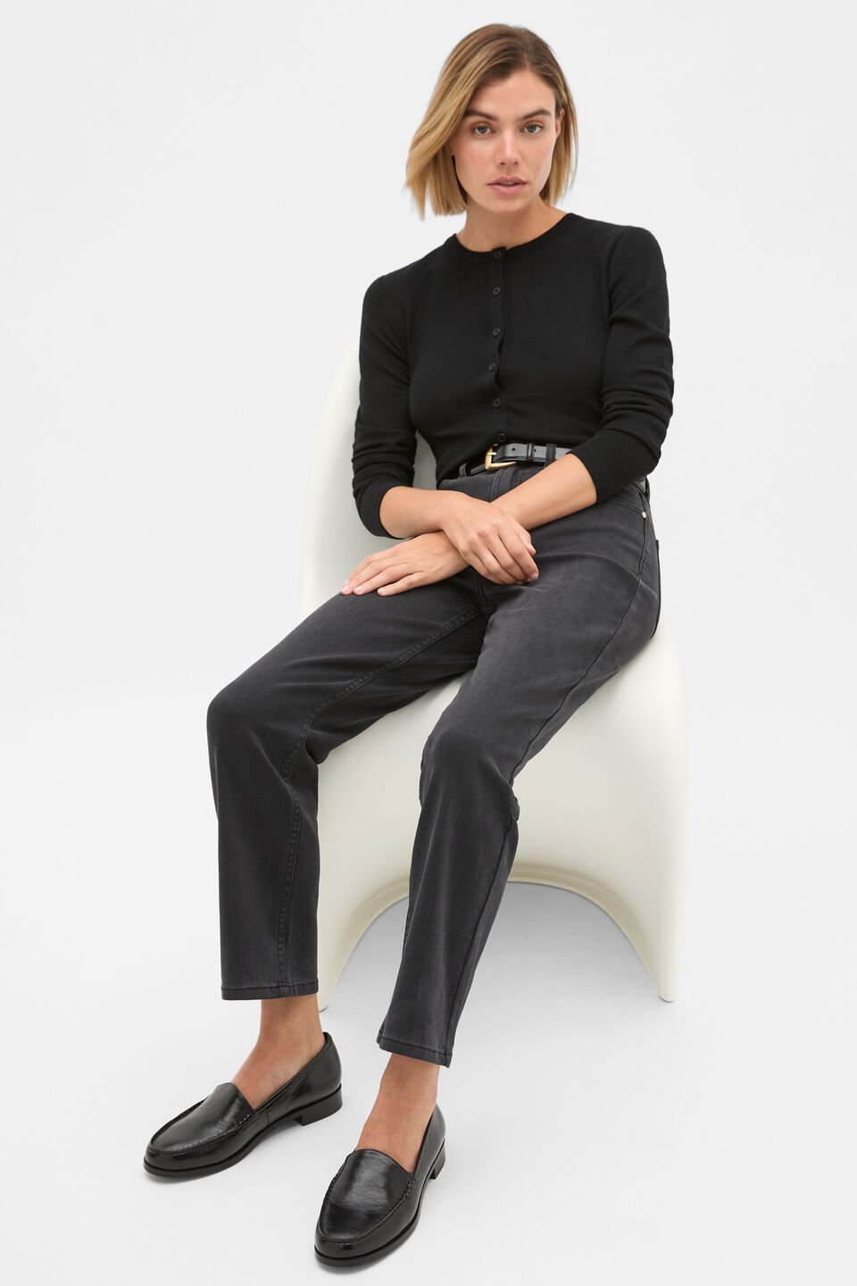 Nella Loafer  Hi Shine Black