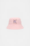 Pink Initial Bucket Hat  K  hi-res