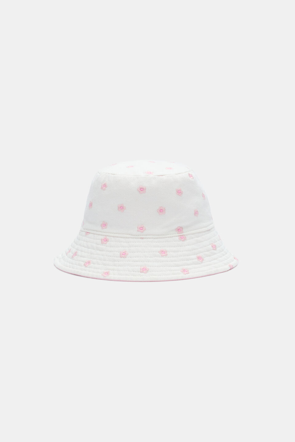 Embroidered Bucket Hat  Pink Lemonade