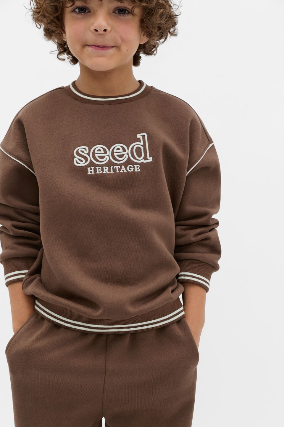 Core Logo Sweat  Cacao