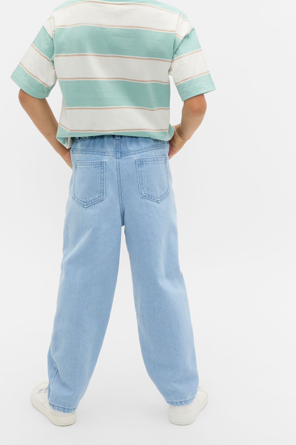 Barrel Jean  Cloud Blue Wash