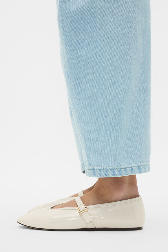 Arlo Ballet Flat  Cream Patent  hi-res