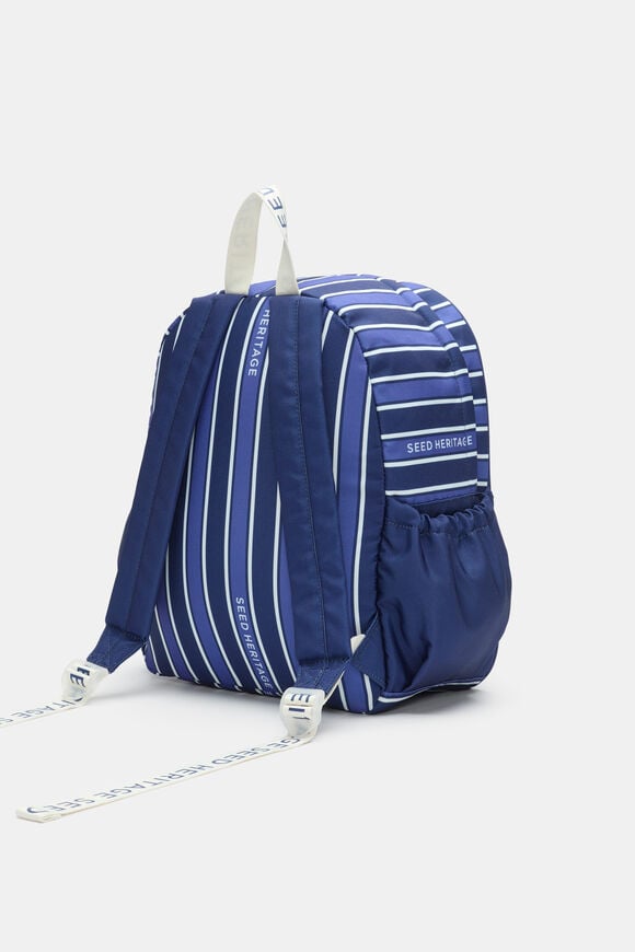 Stripe Backpack  Blue Multi  hi-res