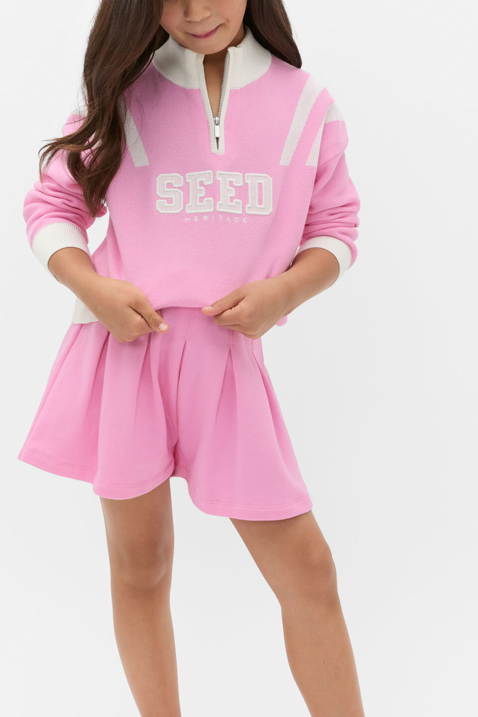 Pleat Skort  Candy Pink