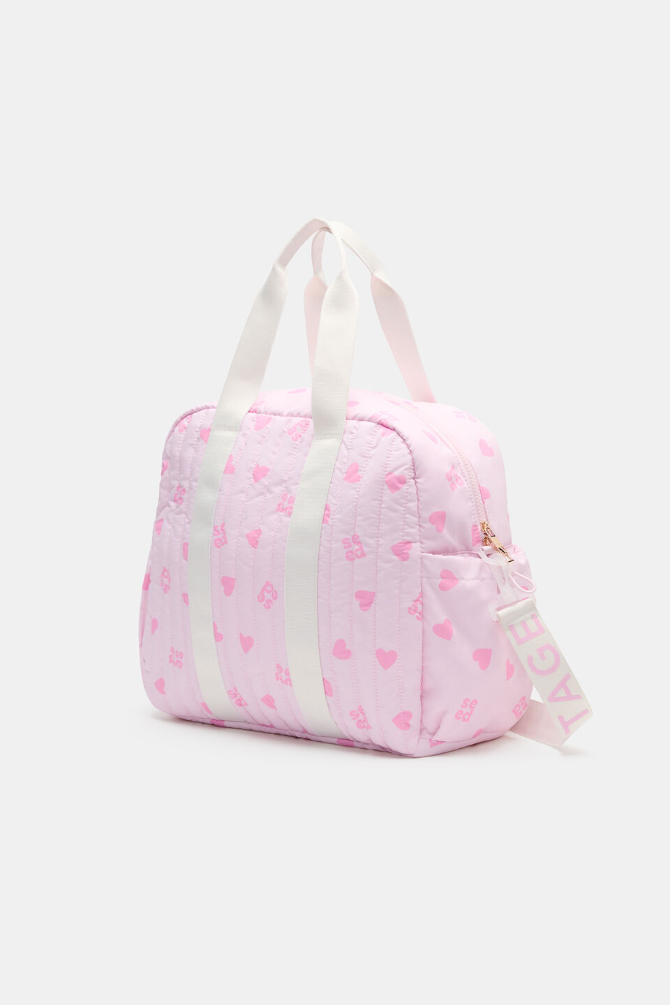 Baby Quilted Overnighter  Heart