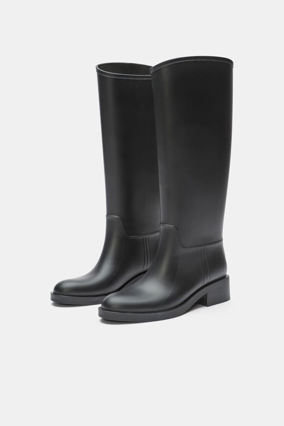 Freya Knee High Rainboot  Black  hi-res