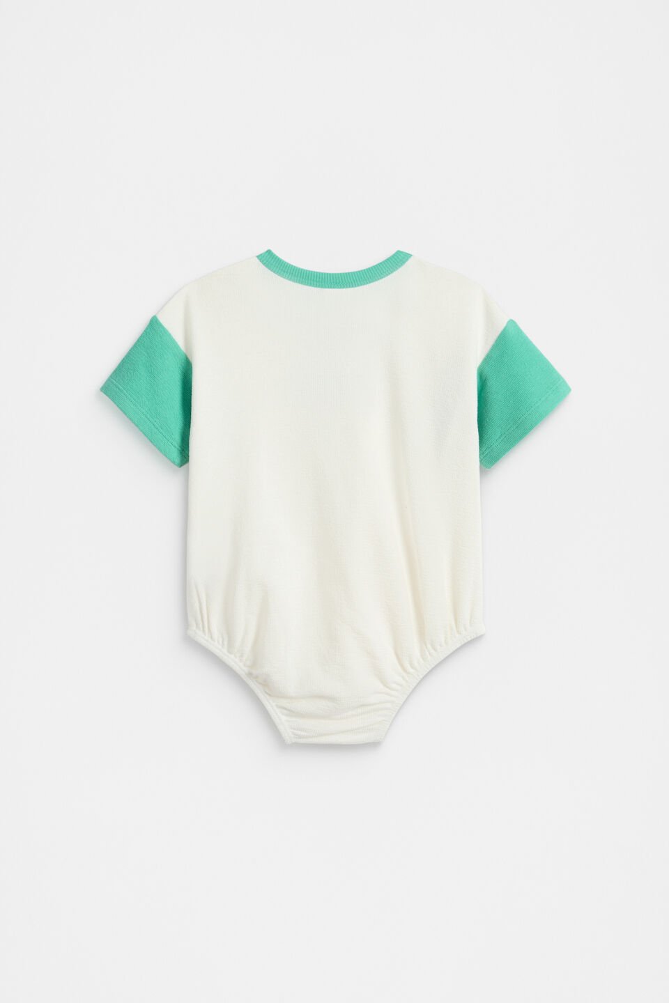 Logo Oversized Bodysuit  Classic Cream